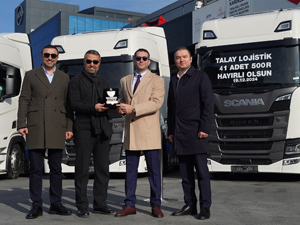 Scania’dan Talay Logistics’e 41 Adet Çekici