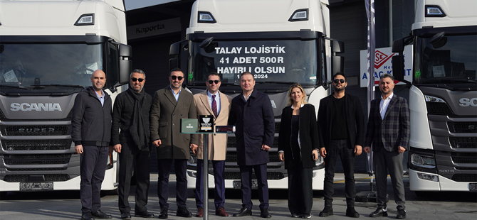 Scania’dan Talay Logistics’e 41 Adet Çekici