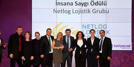 Netlog Lojistik Grubu’na ‘İnsana Saygı’ Ödülü