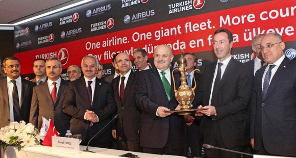 THY 117 Uçağı Filosuna Katacak Olan Anlaşmayı Airbus ile İmzaladı